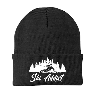 Ski Addict Embroidered Beanie